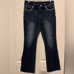 Almost Famous mid-rise bootcut jeans